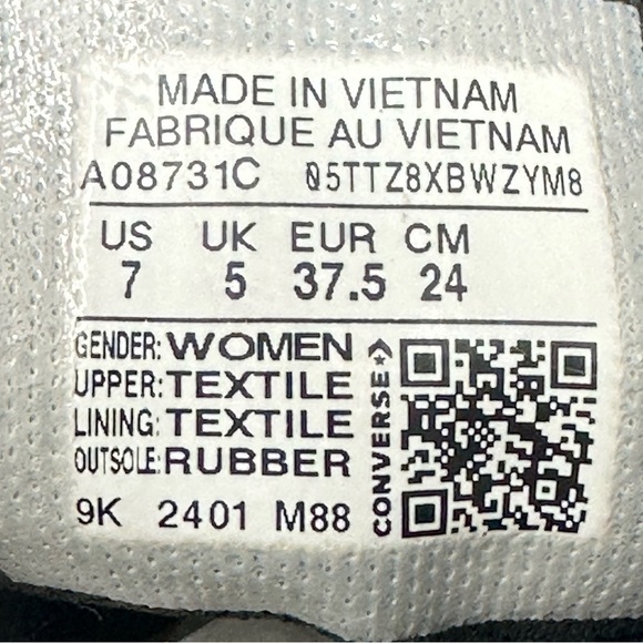 Converse All Star Lift High Top Stitch Sneakers - Picture 7 of 7